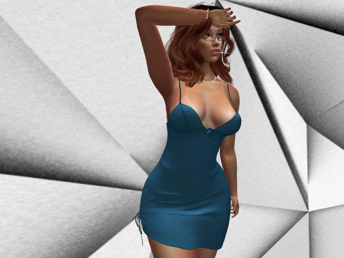 Label Difference - Camay Blue Dress BAG