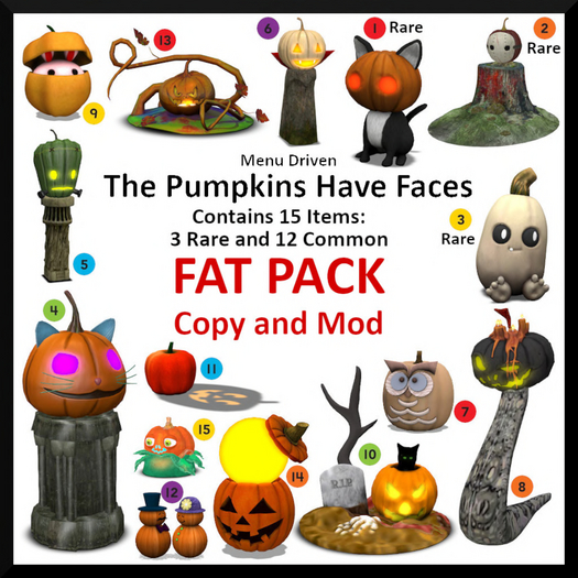 Menu Driven The Pumpkins Have Faces Fat Pack