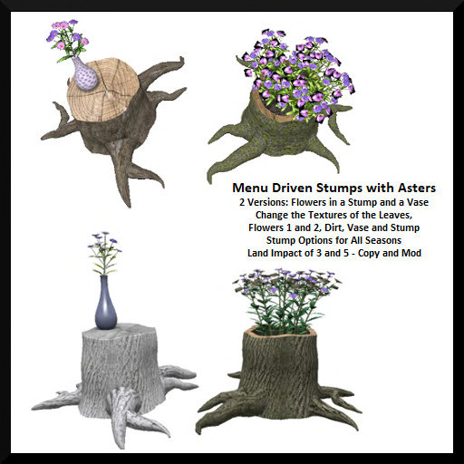 Menu Driven Stumps with Asters