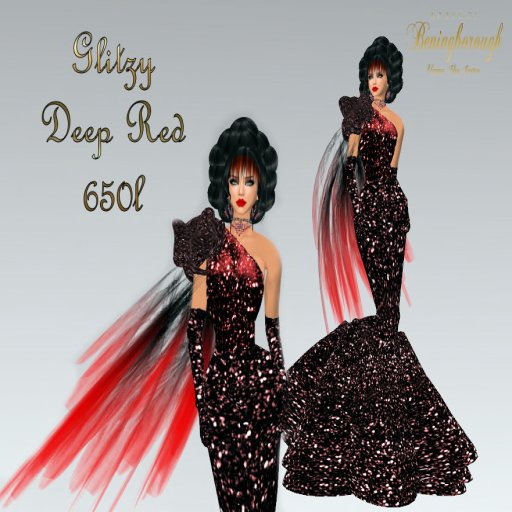 HOUSE OF BENINGBOROUGH  Glitzy Red