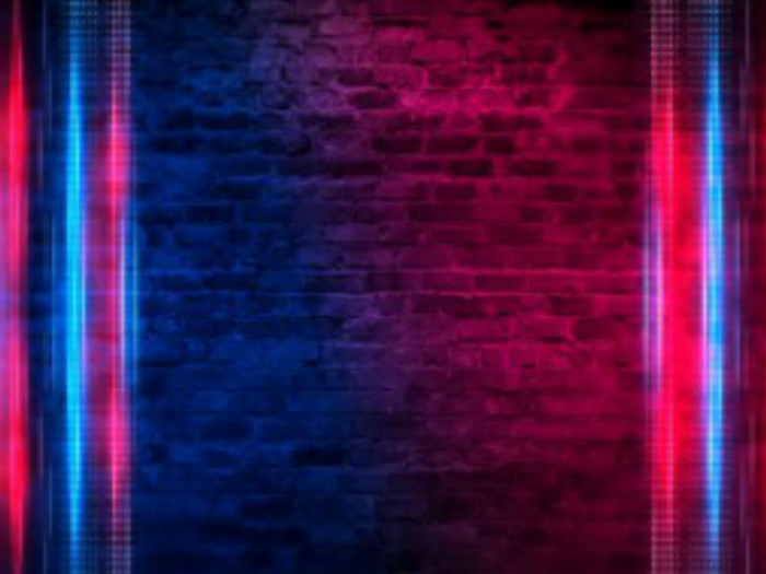 Neon Lights Brick Texture