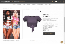 .miss chelsea. Dyan Tee Purple