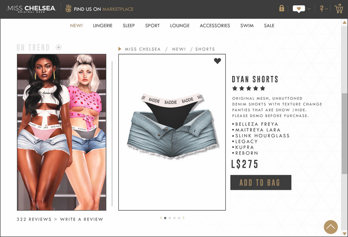 .miss chelsea. Dyan Shorts Slate