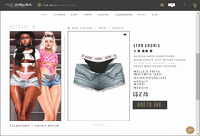 .miss chelsea. Dyan Shorts Slate