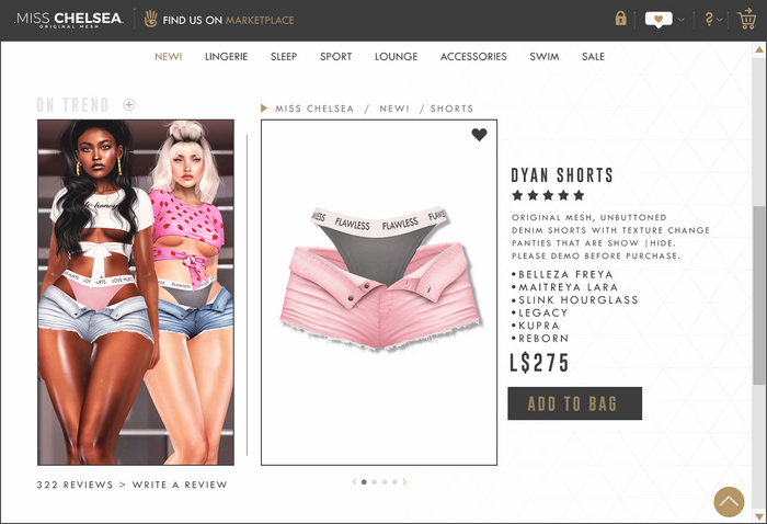 .miss chelsea. Dyan Shorts Blush