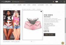 .miss chelsea. Dyan Shorts Blush