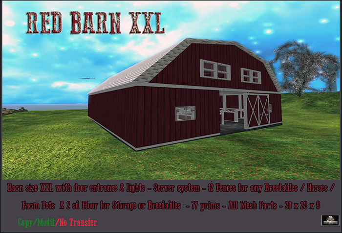 Box Red barn XXL