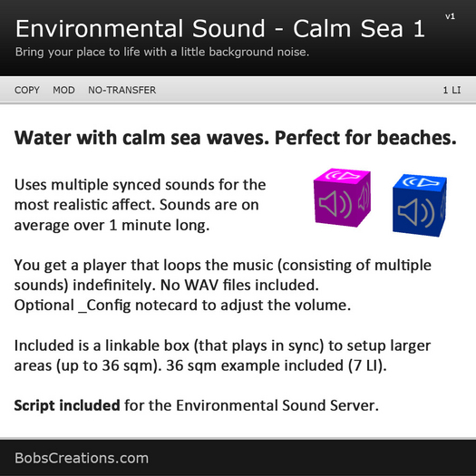 Environmental Sound - Calm Sea 1