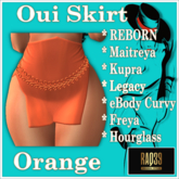 [R39] Oui Skirt-Orange