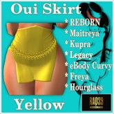 [R39] Oui Skirt-Yellow