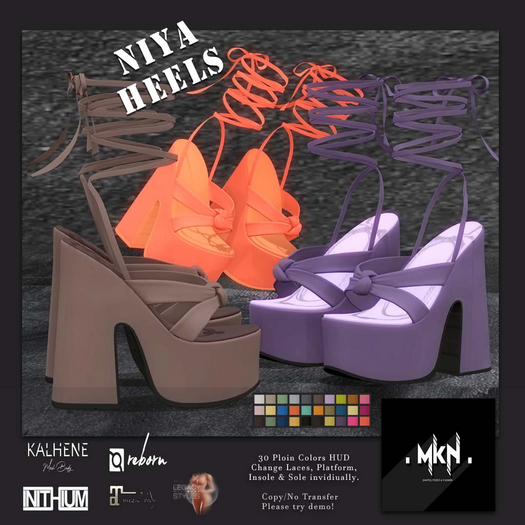 . MKN . Niya Heels 