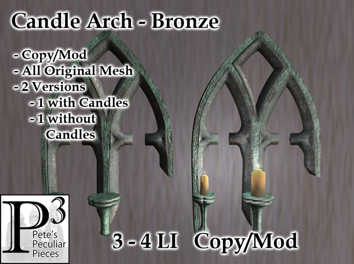 [P3] - Candle Arch - Bronze