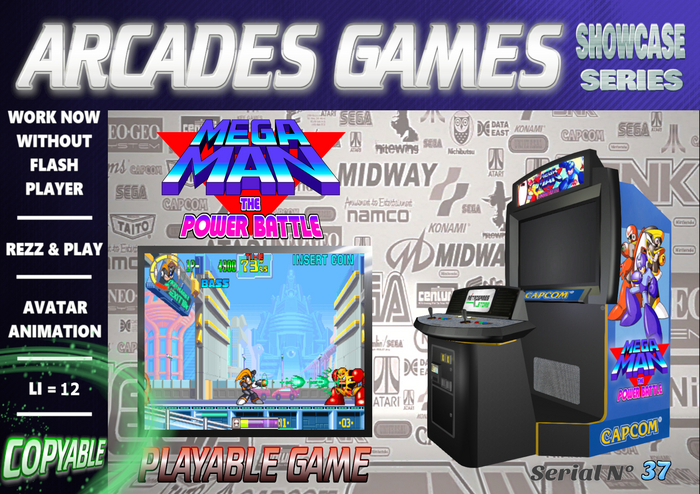 [37] = Mega Man The Power Battle = Showcase Arcades Games