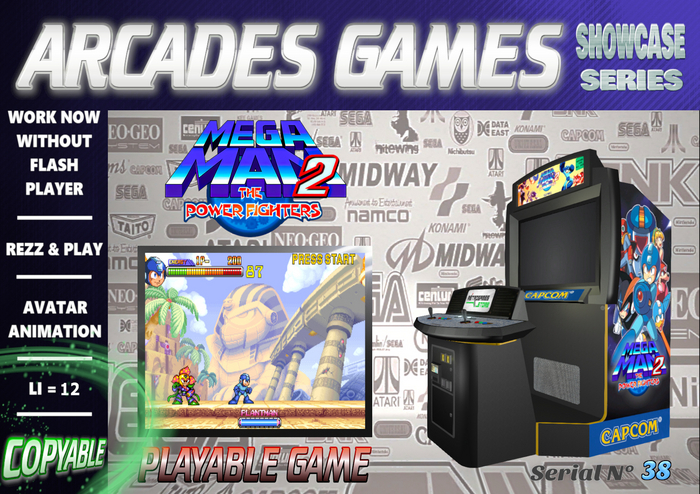 [38] = Mega Man 2  Power Fighter = Showcase Arcades Games [BOX]