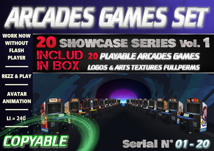 = Arcades Games Set - Showcase Vol.1 = [BOX] ( Copy )