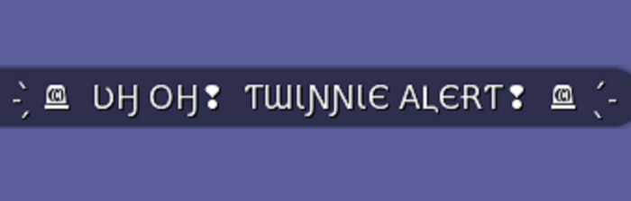 :: MG ::  Uh Oh!  Twinnie Alert! - Gesture (with Sound)