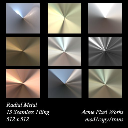 Textures - Radial Metal