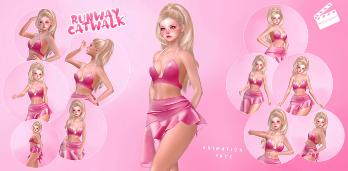 PHOTOSHOOT: Runway Catwalk - Animation Pack