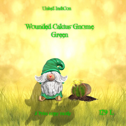 *UI* Wounded Caktus Gnome Green v