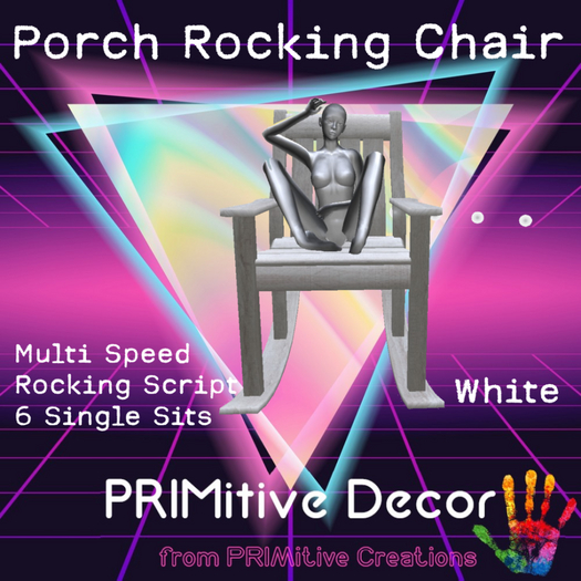 PRIMitive Furniture - Porch Rocking Chair (White)