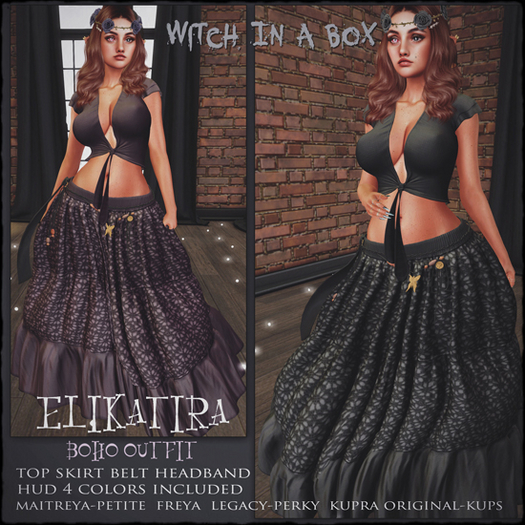 Witch In A Box // Elikatira Boho Outfit