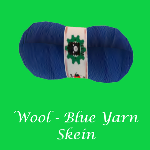 DFS Wool - Blue Yarn Skein