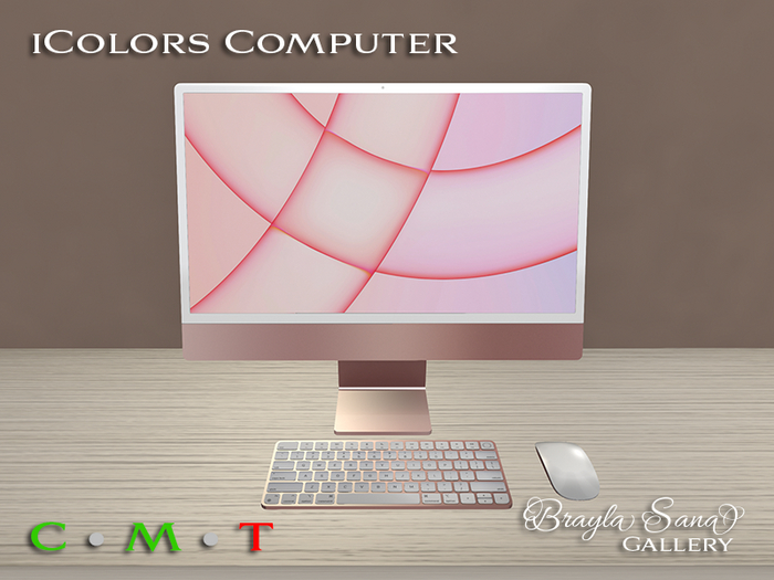 All in One Computer Red Pink Terminal