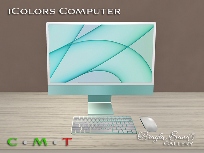 All in One Computer Green Terminal