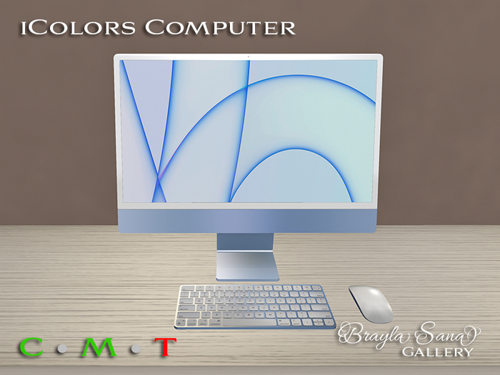 All in One Computer Blue Terminal