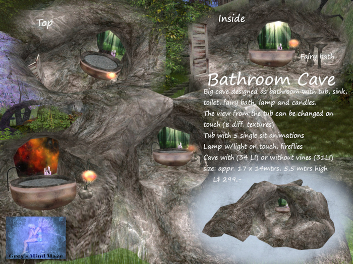Grey's Cave Bathroom
