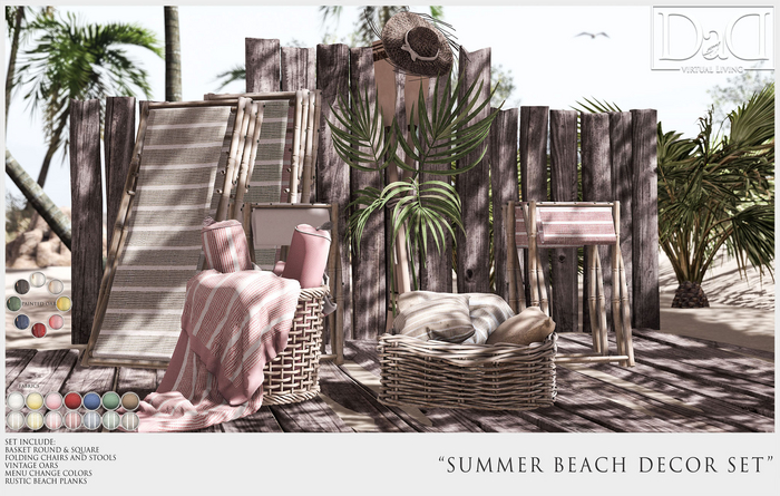 Summer Beach Decor Set" FATPACK