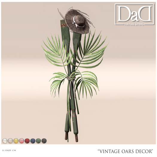 Vintage Oars Decor