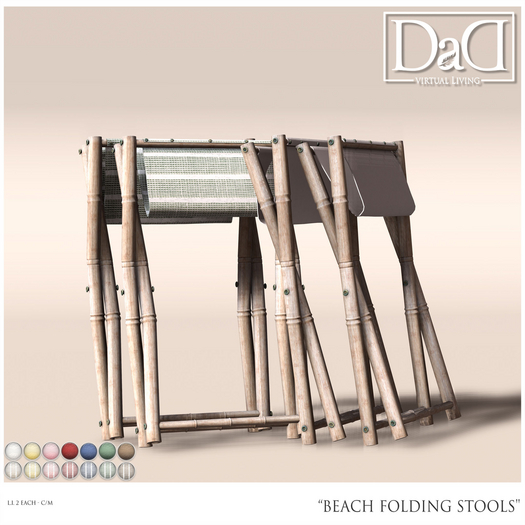 Beach Folding Stools