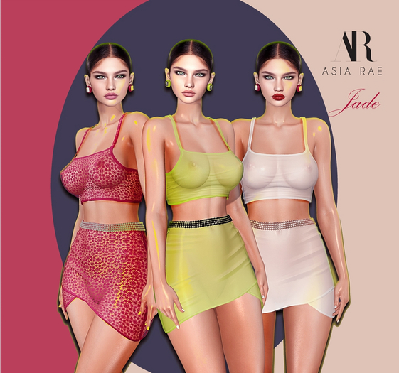 {Asia Rae} Jade Outfit {FATPACK}