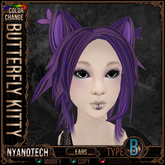 Nyanotech [Type B] - Butterfly Kitty Ears V3