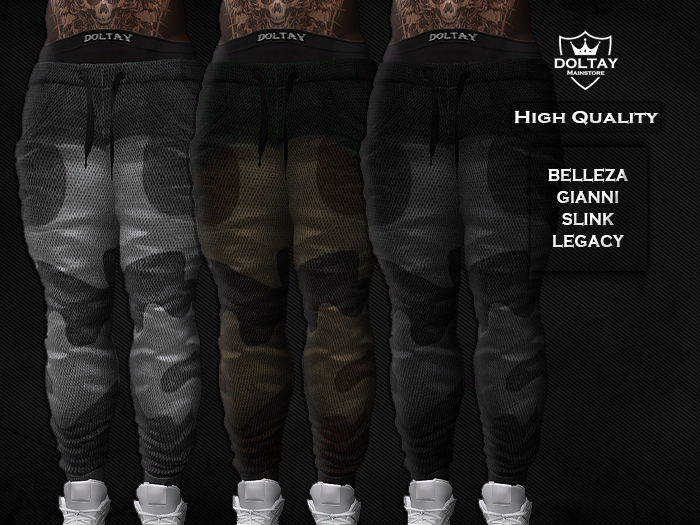 DY: Jogger Camo Green