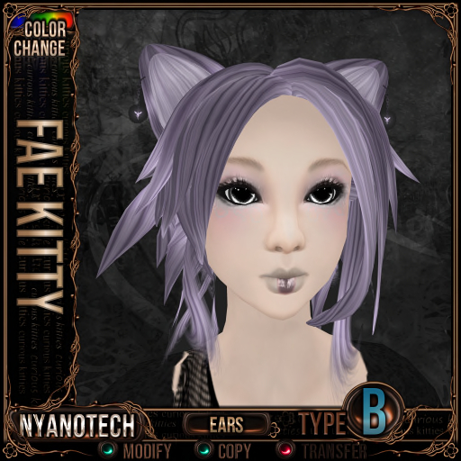 Nyanotech [Type B] - Fae Kitty Ears V3