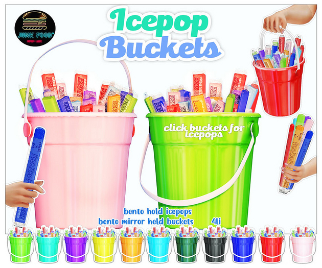 Junk Food - Icepop Bucket (Pink)