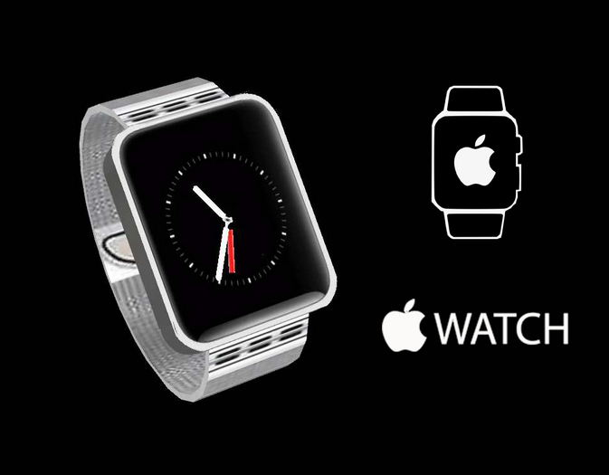Apple watch with color change strap