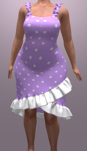 LoveMomma One In A Melon purple frill dress