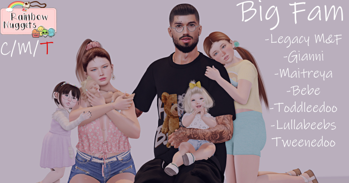 Rainbow Nuggets Big Fam