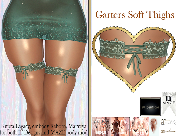 InStyl - Soft Thighs With Garter Lace -V3 - Promo until 26.07.