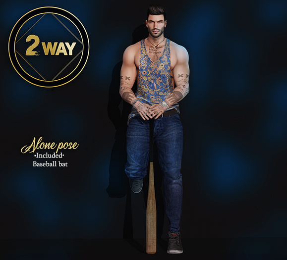 2way - Alone Pose (Bento){wear/click}