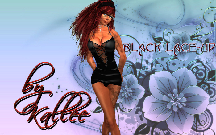 PROMO  Black Lace Up