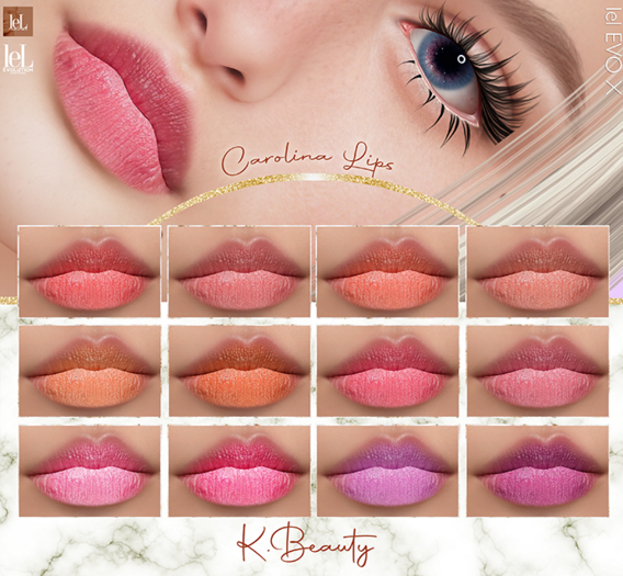K.BEAUTY -  CAROLINA LIPS - LELUTKA EVO - EVO X