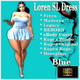 [R39] Loren SL Dress-Blue