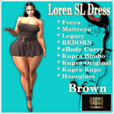 [R39] Loren SL Dress-Brown