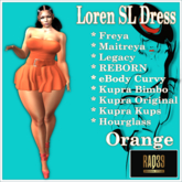 [R39] Loren SL Dress-Orange