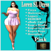 [R39] Loren SL Dress-Pink