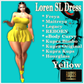 [R39] Loren SL Dress-Yellow